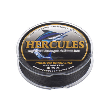 HERCULES Black fade free fishing line 4 Strands 6LB-100LB PE Braided Fishing Line